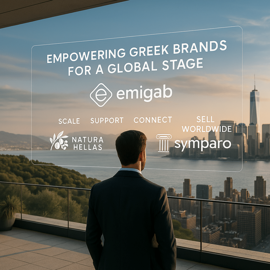 Concept illustration of emigab’s international brand vision